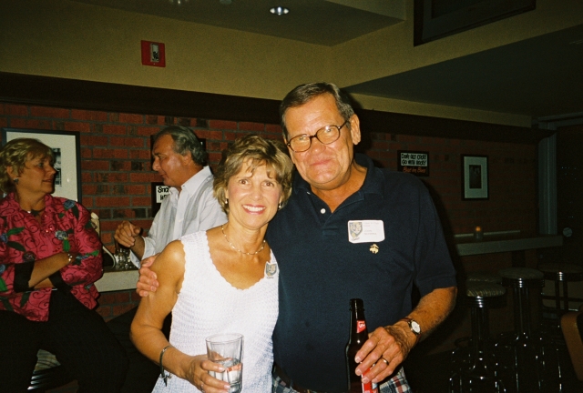 Kathy Lewis and John Schirra
